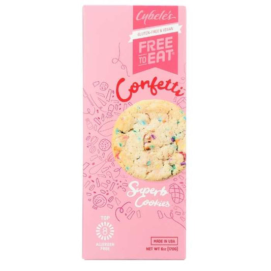 Cybele's - Free to Eat Soft-Baked Cookies Confetti