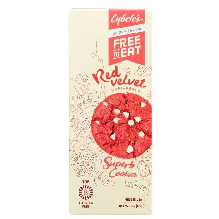 Cybele's - Free to Eat Soft-Baked Cookies red velvet