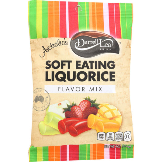 Darrell Lea - Liquorice Mixed Flavor Candy, 7 OZ - Pack of 8