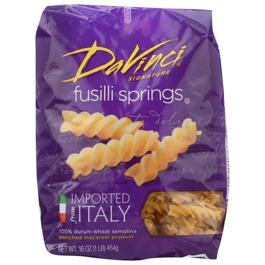 Davinci - Fusilli-Springs Pasta, 16 OZ - Pack of 12