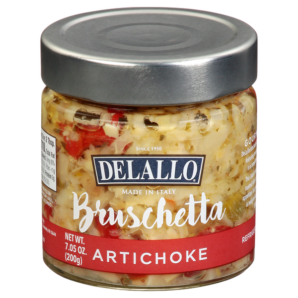 DELALLO - BRUSCHETTA ARTICHOKE 7.05 OZ - Pack of 6