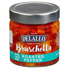 DELALLO - BRUSCHETTA RSTD RED PEPPR 7.05 OZ - Pack of 6