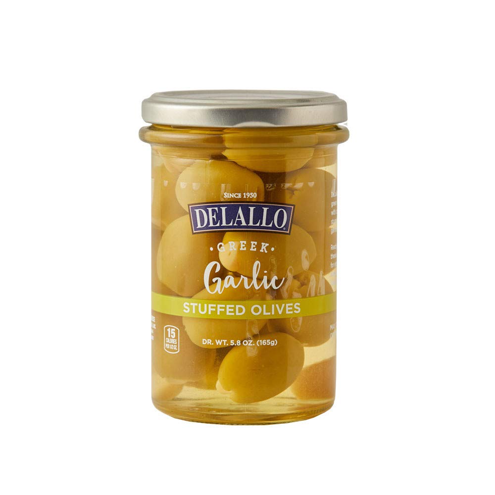 DELALLO - OILVE STFD GARLIC 5 OZ - Pack of 6