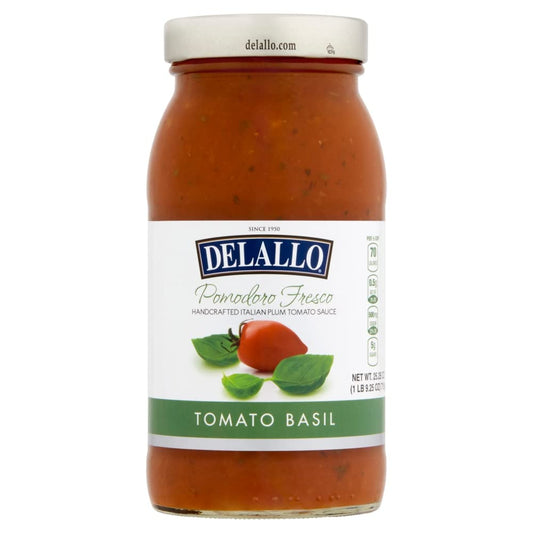 DELALLO - SAUCE TMO BASIL PMDRO FRESO 25.25 OZ - Pack of 6