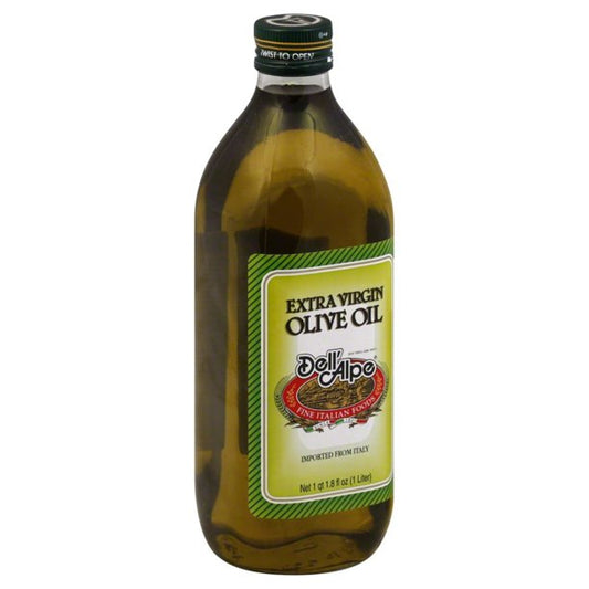 Dell' Alpe - Olive Oil Italian Extra Virgin 33.8 Oz | Pack of 6