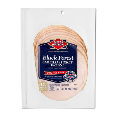 Dietz and Watson - Black Forest Turkey Breast, 7 oz - Pack of 12