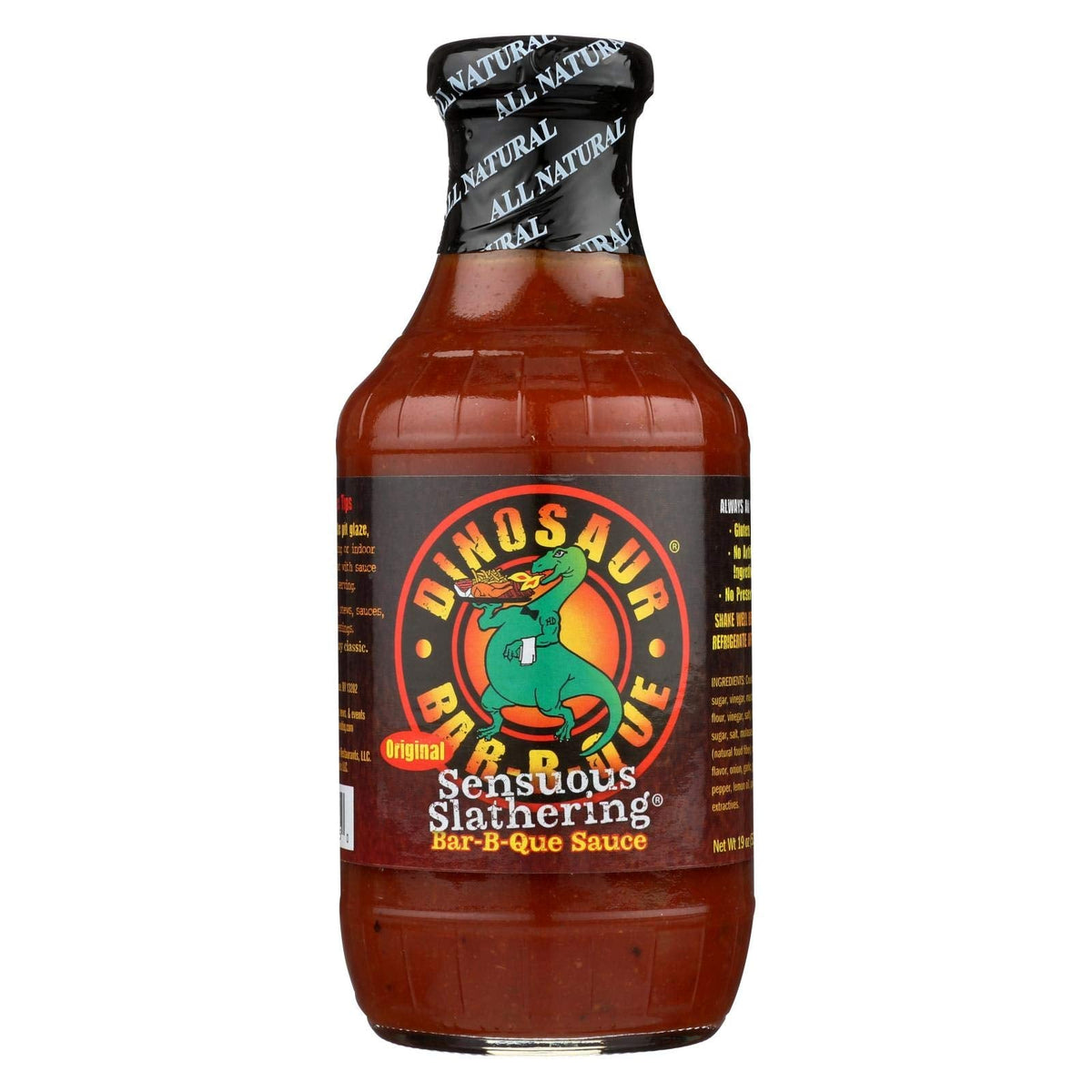 DINOSAUR SAUCE BBQ SENSUOUS SLTHR 19 OZ - Pack of 6