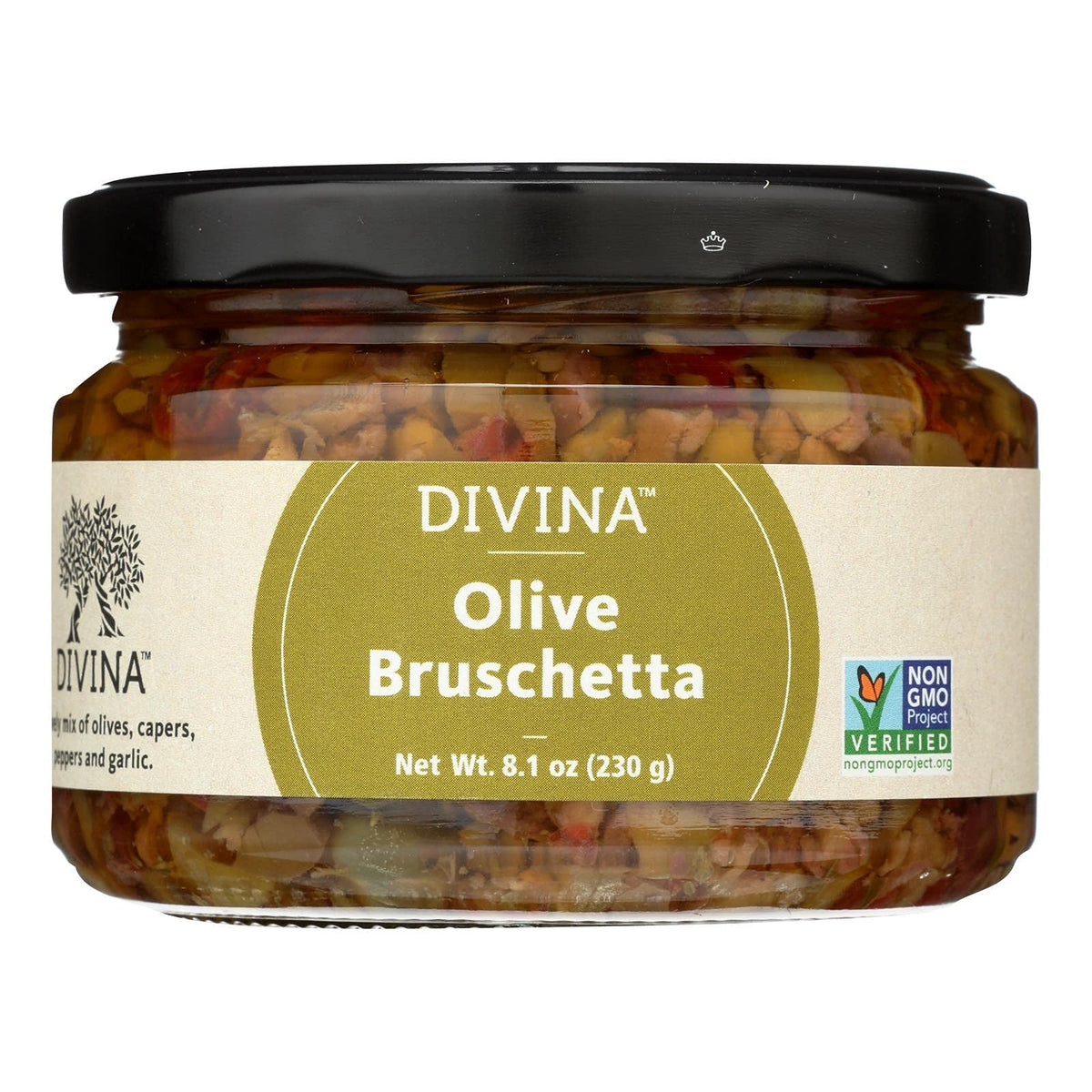 DIVINA OLIVE BRUSCHETTA 8.1 OZ - Pack of 6