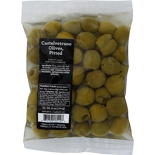 DIVINA - OLIVE CASTELVATRANO PITD 4.4 OZ - Pack of 6