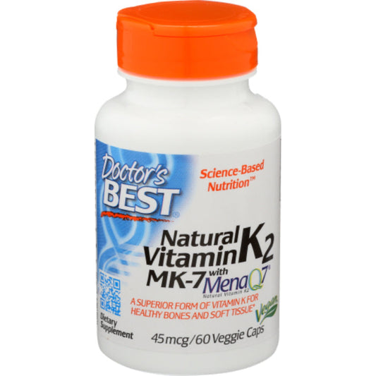 DOCTORS BEST VITAMIN K2 MENAQ7 60 VC - Pack of 1