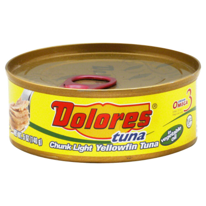 DOLORES - TUNA YELLOWFIN IN OIL 5 OZ - Pack of 12