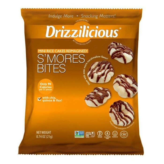 Drizzilicious - Rice Crisp S'mores 10pk 0.74 Oz - Pack of 6