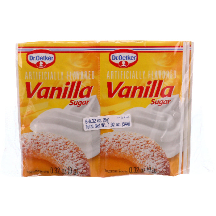 Dr. Oetker - Sugar Vanilla 6-Pack, 1.88 oz | Pack of 12