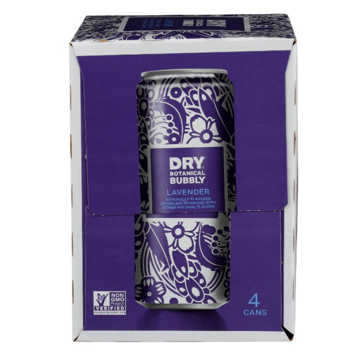 Dry Soda - Soda Lavender Dry Sparkling 4PK 48 Fl Oz - Pack of 6