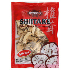 DYNASTY - MUSHROOM SHITAKE DRIED BLK SLC 1 OZ - Pack of 12