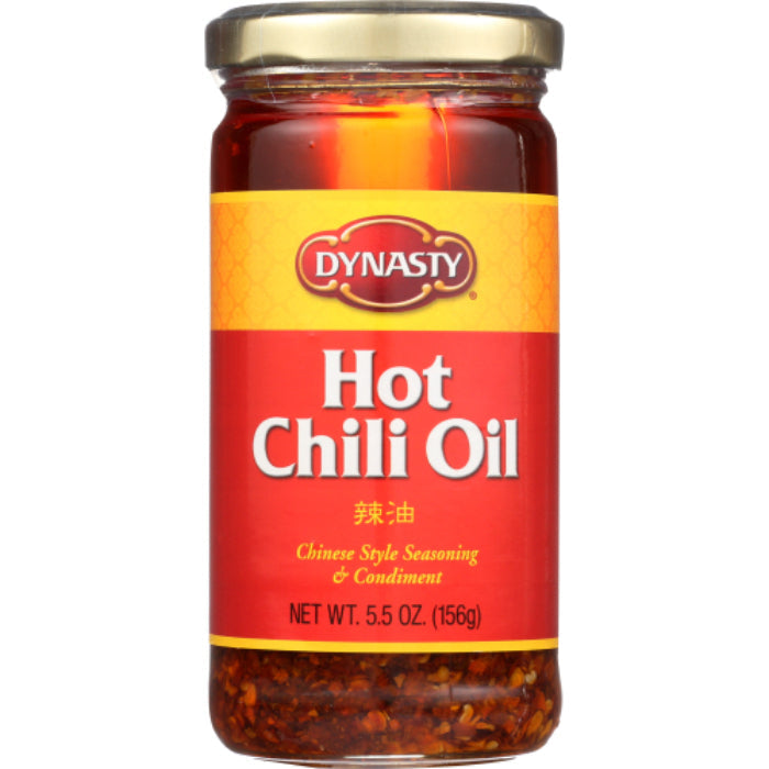 DYNASTY - OIL CHILI HOT 5.5 FO - Pack of 6