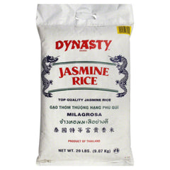 DYNASTY RICE JASMINE 20 LB - Pack of 1