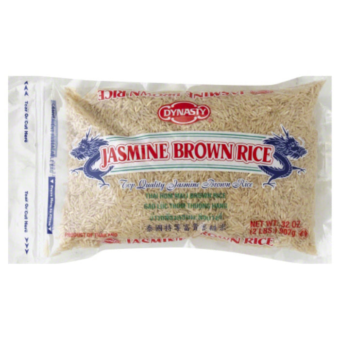 DYNASTY - RICE JASMINE BROWN 2 LB - Pack of 12