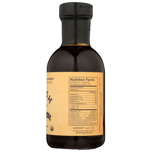 D'Vash Organics - Date Nectar, 16.6oz - back