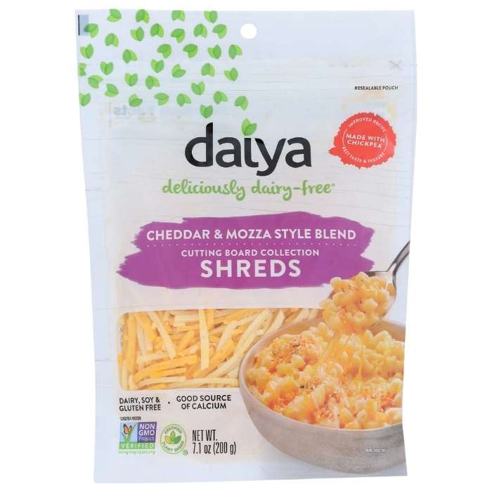 Daiya - Cutting Board Collection Cheeze Shreds Cheddar & Mozza Style Blend, 7.1oz - front