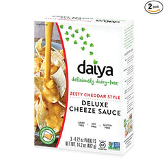 Daiya - Zesty Cheddar Style Deluxe Cheeze Sauce, 14.2oz
 | Pack of 8 - PlantX US