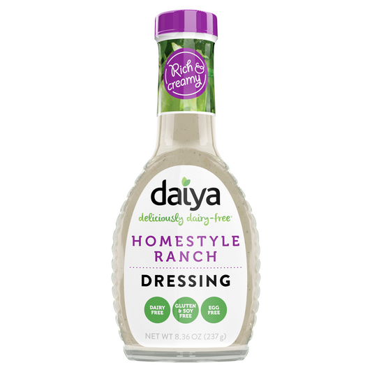 Daiya Homestyle Ranch Dressing, Dairy Free, 8.36 oz
 | Pack of 6 - PlantX US