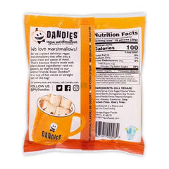 Dandies - Vegan Marshmallows pumpkin back