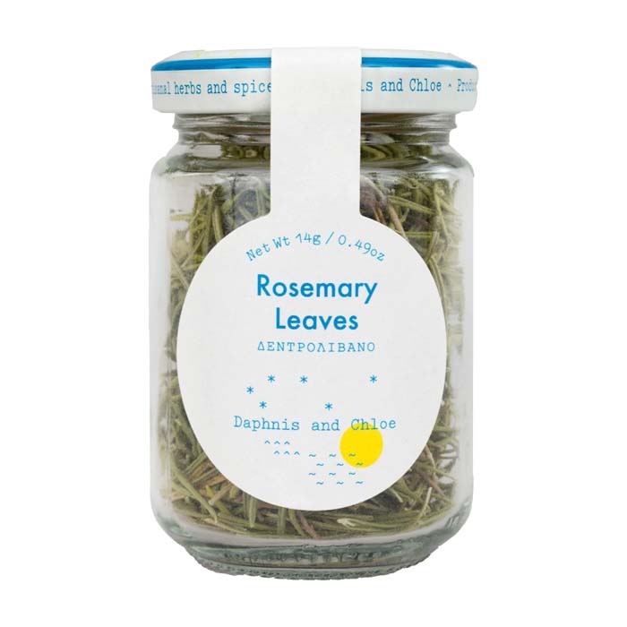 Daphnis & Chloe - Glass jar - Rosemary Leaves, 0.49oz