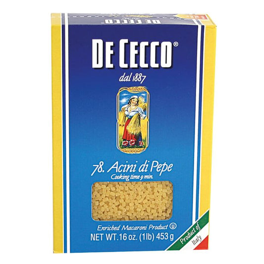 De Cecco - Ancini Di Pepe Pasta, 16 Oz - Pack Of 20