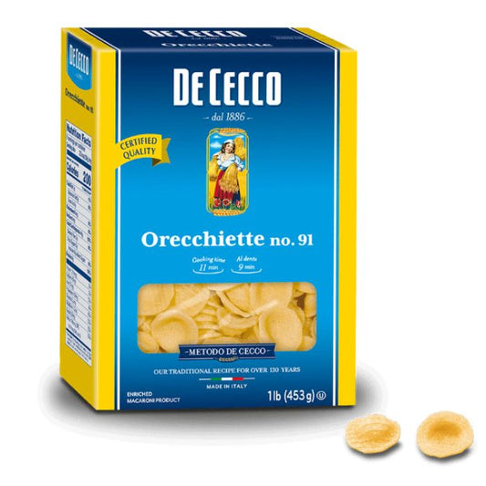 De Cecco - Orecchiette Pasta, 16 Oz - Pack Of 12