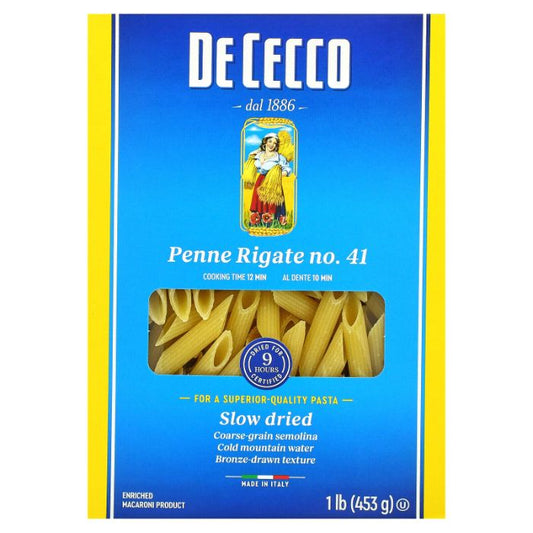 De Cecco - Penne Rigate Pasta, 16 Oz - Pack Of 12