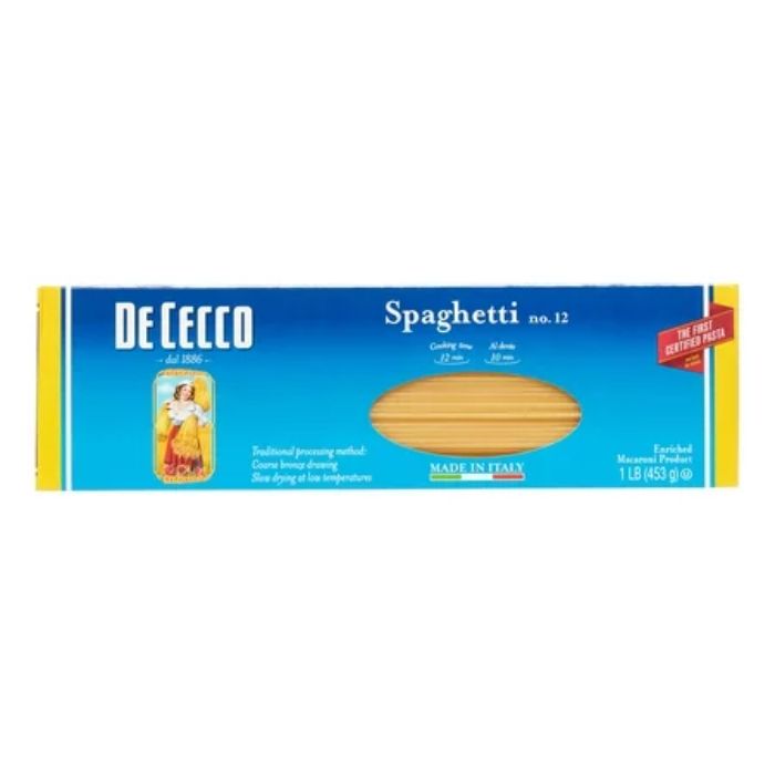 De Cecco - Spaghetti Pasta, 16 Oz - Pack Of 20