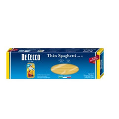 De Cecco - Spaghetti Thin Pasta, 16 Oz - Pack Of 20