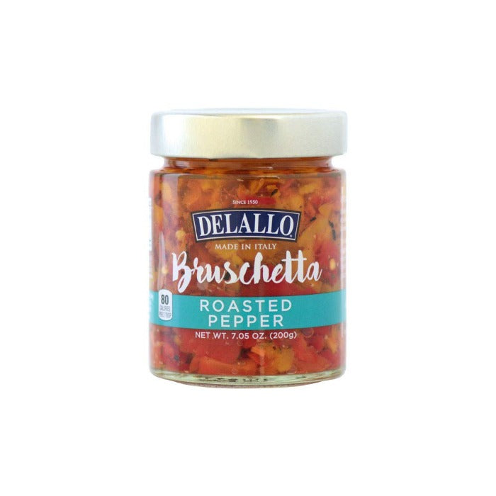 DeLallo - Italian Roasted Pepper Bruschetta 7.05 oz | Pack of 6