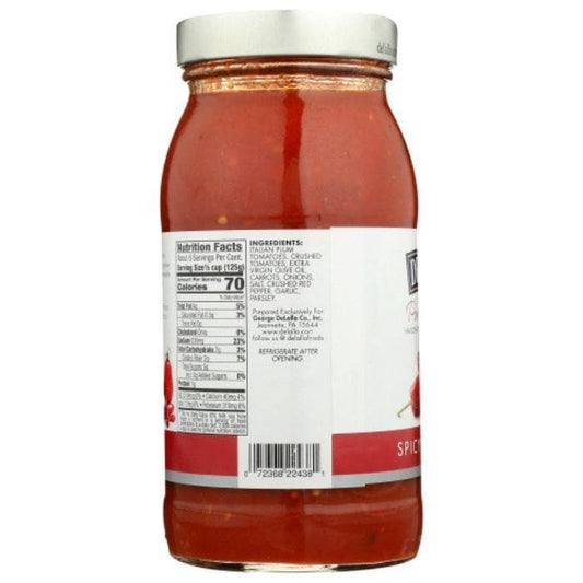 DeLallo - Pomodoro Sauces - Spicy Arrabiata sauce back