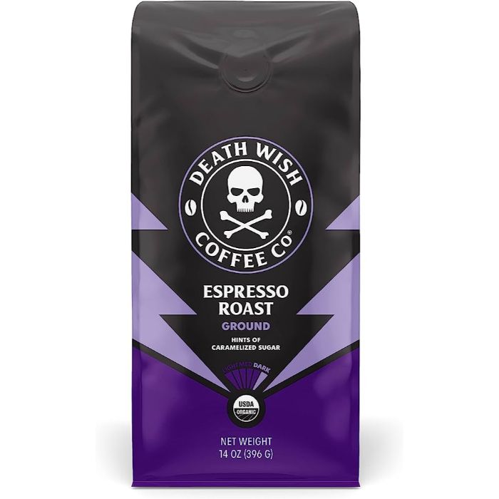 Death Wish Coffee - Cofee Grnd Esprs Ros Org 14 Oz - Pack Of 6