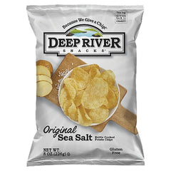 Deep River - Chips Kttl Orig Sltd 8 Oz - Pack Of 12