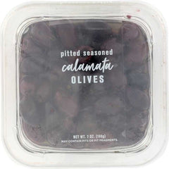 Delallo - Kalamata Olives Pitted - 7oz - front