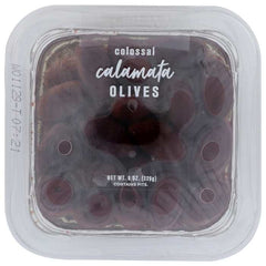 Delallo - Kalamata Olives Whole - 8oz - front