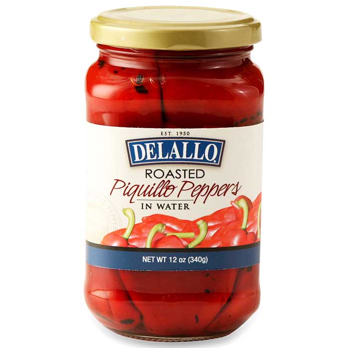 Delallo - Roasted Pepper Piquillo , 12oz  Pack of 12