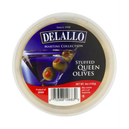 Delallo - Stuffed Queen Olives (5 Oz) | Pack of 6