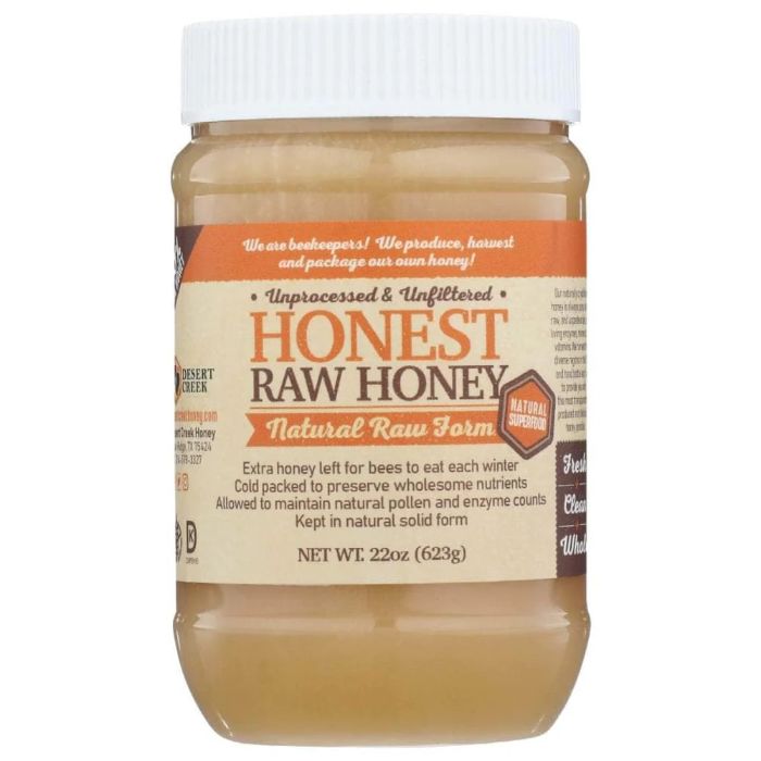 Desert Creek - Honest Raw Honey LLC 22 Fo - Pack Of 6