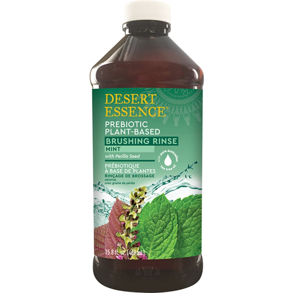 Desert Essence - Plant-Based Brushing Rinse, Mint, 15.8 fl oz