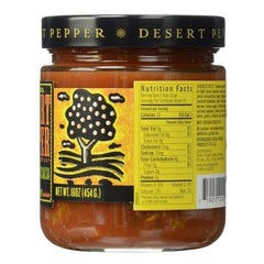 Desert Pepper - Peach Mango Salsa, 16oz - back