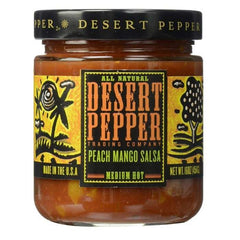 Desert Pepper - Peach Mango Salsa, 16oz - front