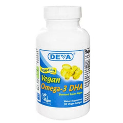 Deva - Omega-3 DHA, 90 Tablets - front