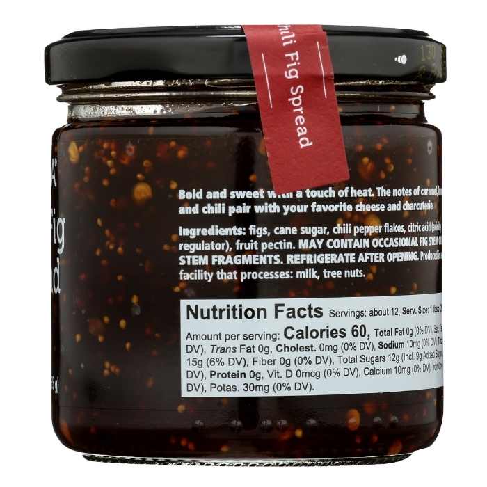 Divina - Chili Fig Spread, 9oz back