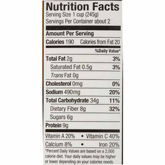 Dr Mcdougall's - Chili Bean Soup, 17.9 oz - back