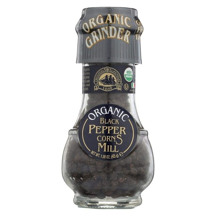 Drogheria & Alimentari - Black Peppercorns Mill, 1.6oz - front