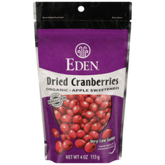 EDEN FOODS FRUIT DRD CRANBERRY 4 OZ - Pack of 1